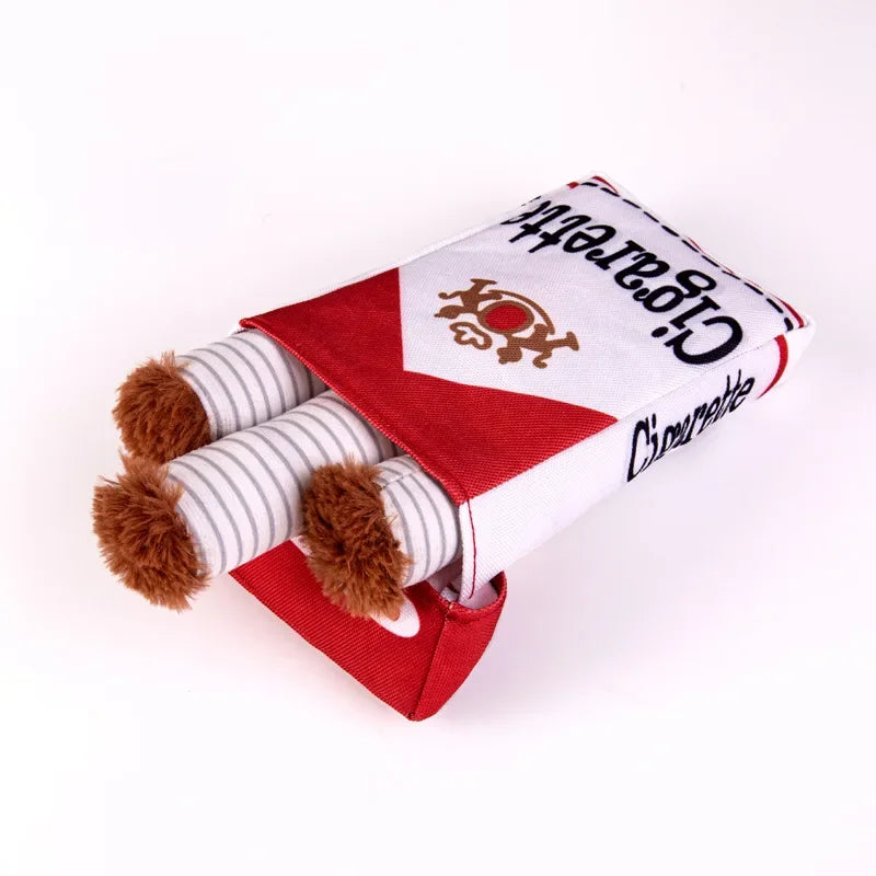Funny Interactive Plush Dog Toys Creatives Cigarette Design Giggling Chewing Toy for Dog The Perfect Pet Gift for Plays Dogs Toy
