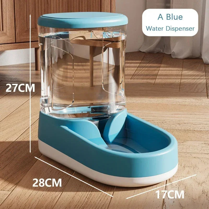 Portable Automatic Pet Feeder & Water Dispenser, Safe Plastic, Large Capacity for Cat/Dog Food, Best - Selling Pet Supply