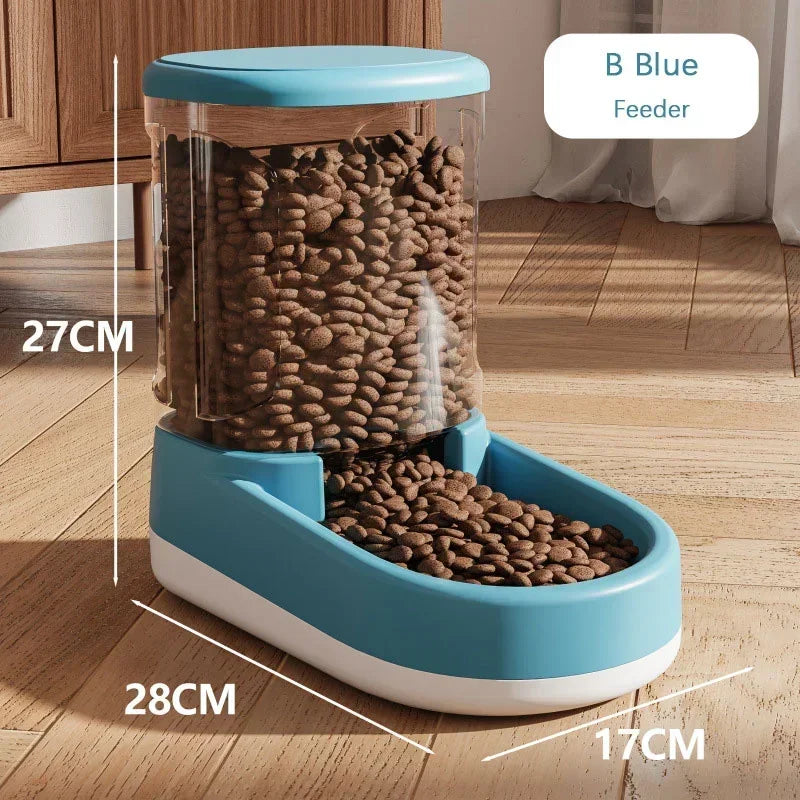 Portable Automatic Pet Feeder & Water Dispenser, Safe Plastic, Large Capacity for Cat/Dog Food, Best - Selling Pet Supply