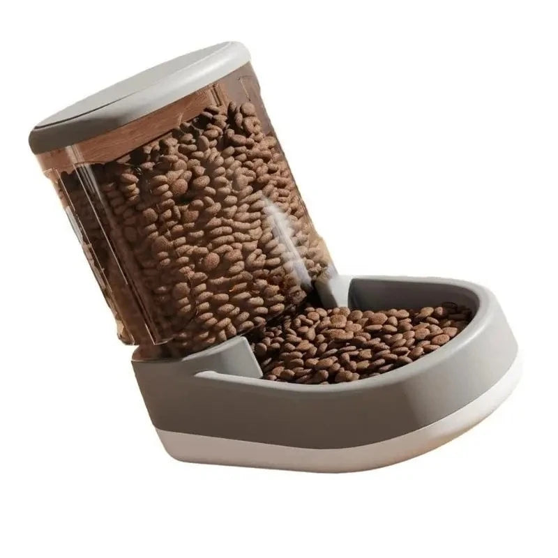 Portable Automatic Pet Feeder & Water Dispenser, Safe Plastic, Large Capacity for Cat/Dog Food, Best - Selling Pet Supply