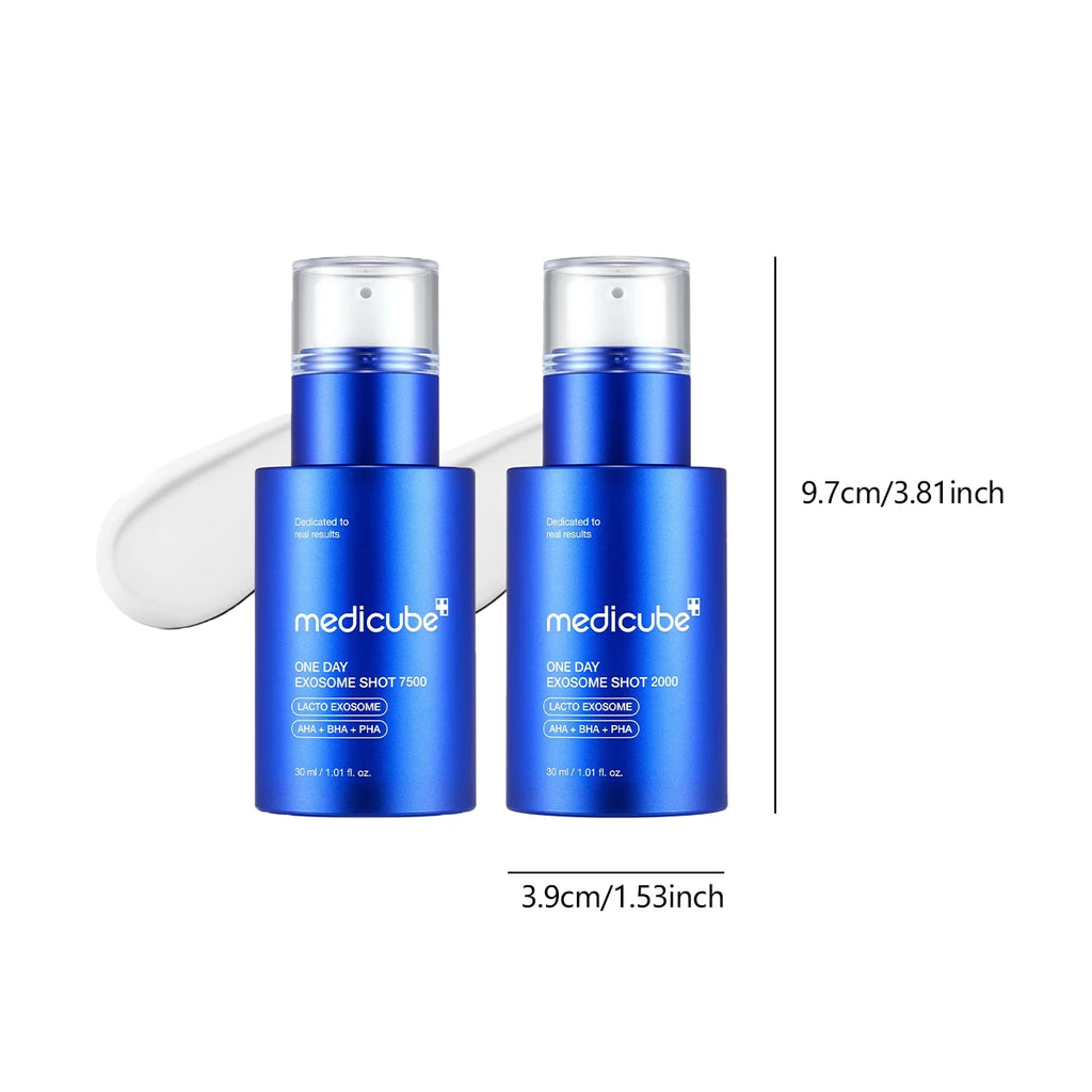 Medicube One Day Exosome Shot,Quick Absorption & Non-Greasy,Advanced Booster,Pore-Friendly,Enhanced Care,K-Beauty,Korean Makeup